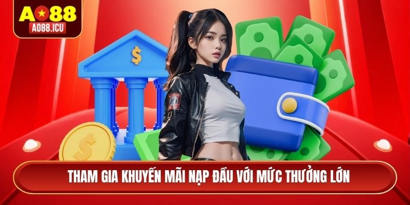 Tham gia khuyến mãi nạp đầu với mức thưởng lớn