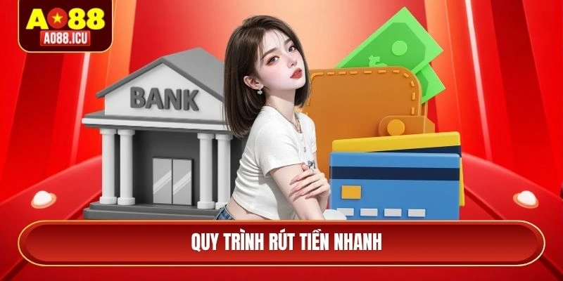 Quy trình rút tiền nhanh tại nhà cái AO88